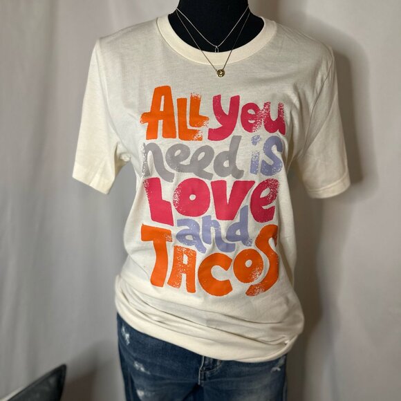 Hustle & Heart Apparel Tops - NWT Love and‎ Tacos Tee